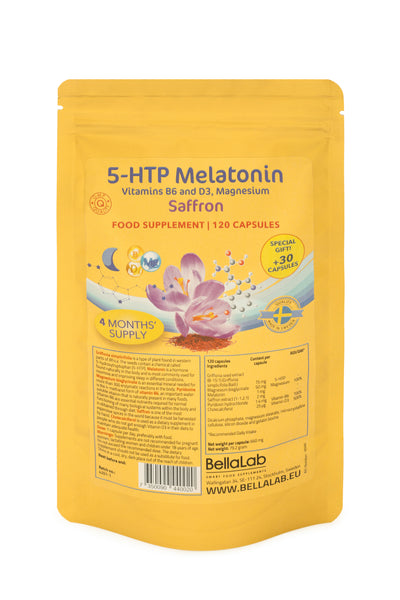 Melatonin + 5HTP + D3 + B6 + Magnesium