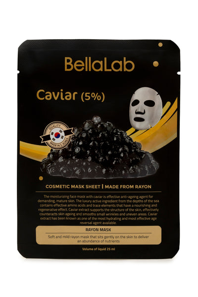 Komplet 25 kosov različnih mask za obraz