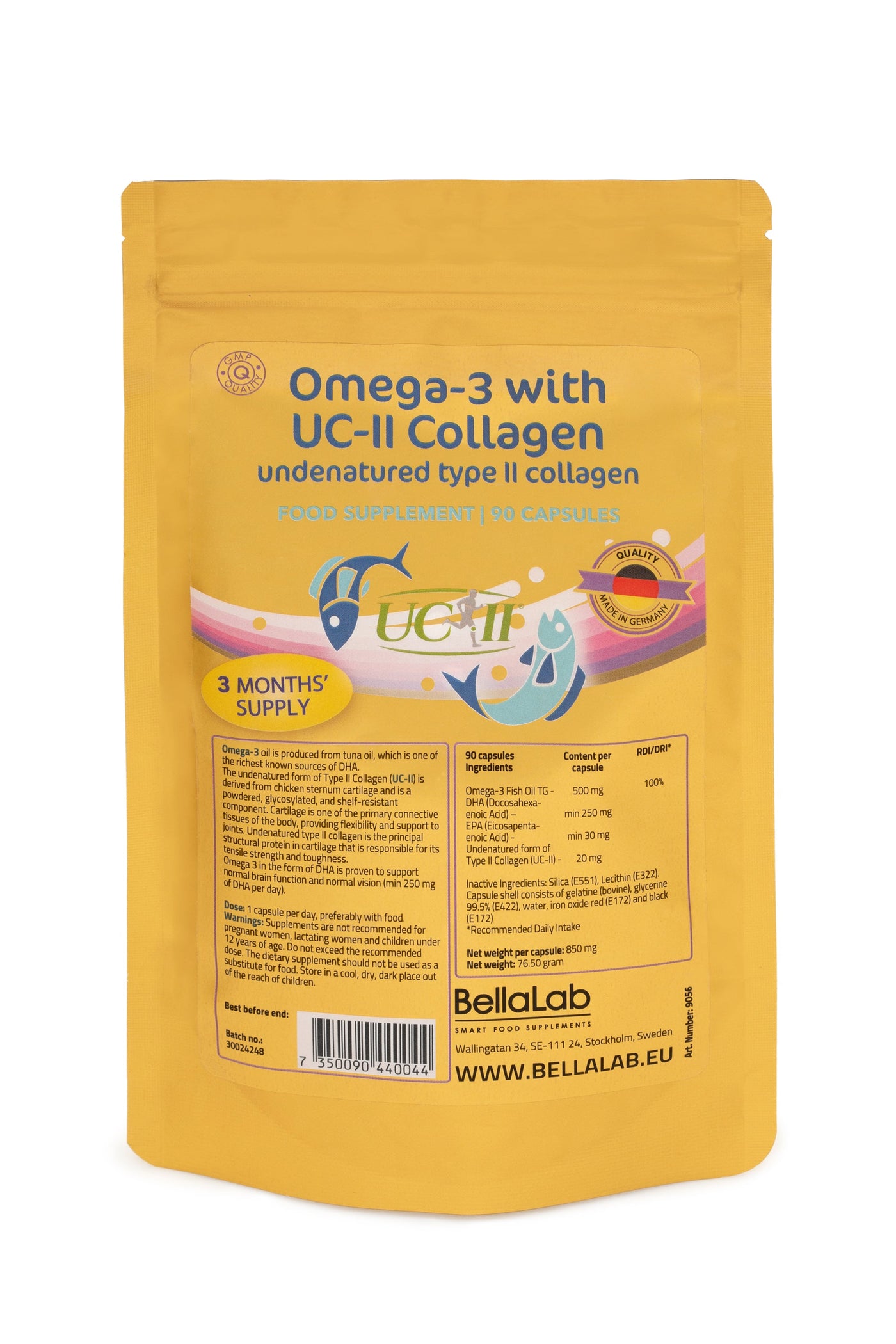 Omega 3+UCII (kolagen tipa II)