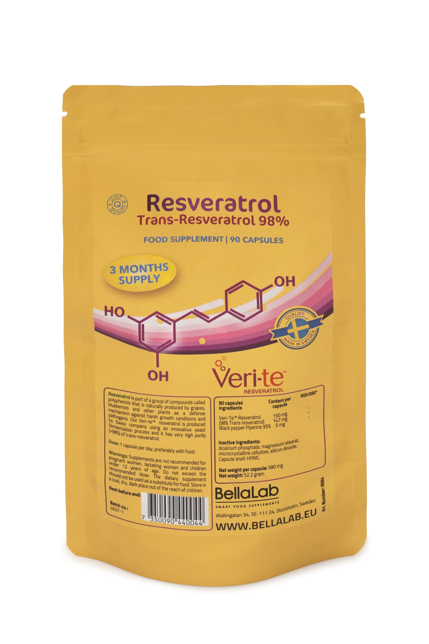 Resveratrol (Trans-Resveratrol 98 %)