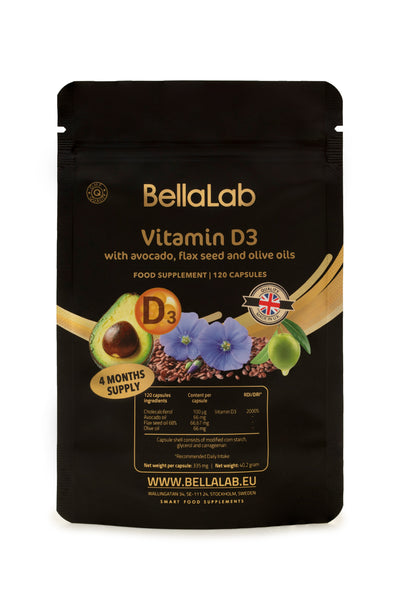 Sprednja embalaža vitamina D3